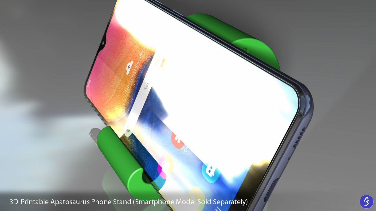 Dinosaur Phone Stands 3D print model_37