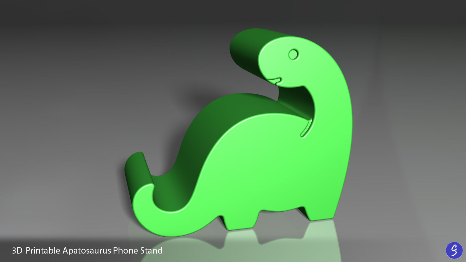 Dinosaur Phone Stands 3D print model_34
