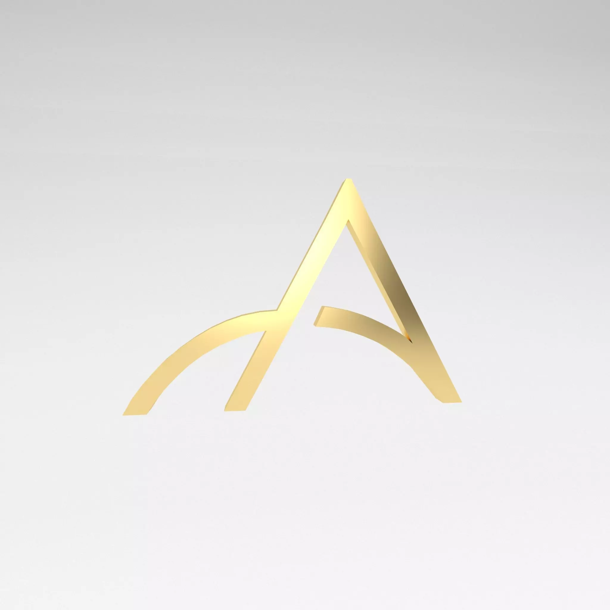 Ampere Logo v1 005 Free low-poly 3D model