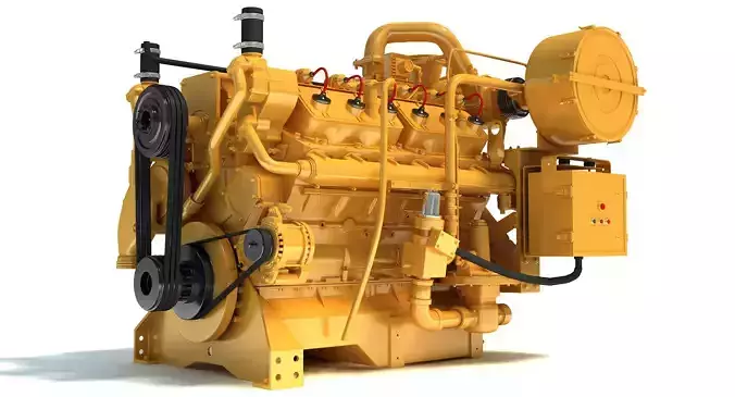 Generator  Industrial Engine 3D model
