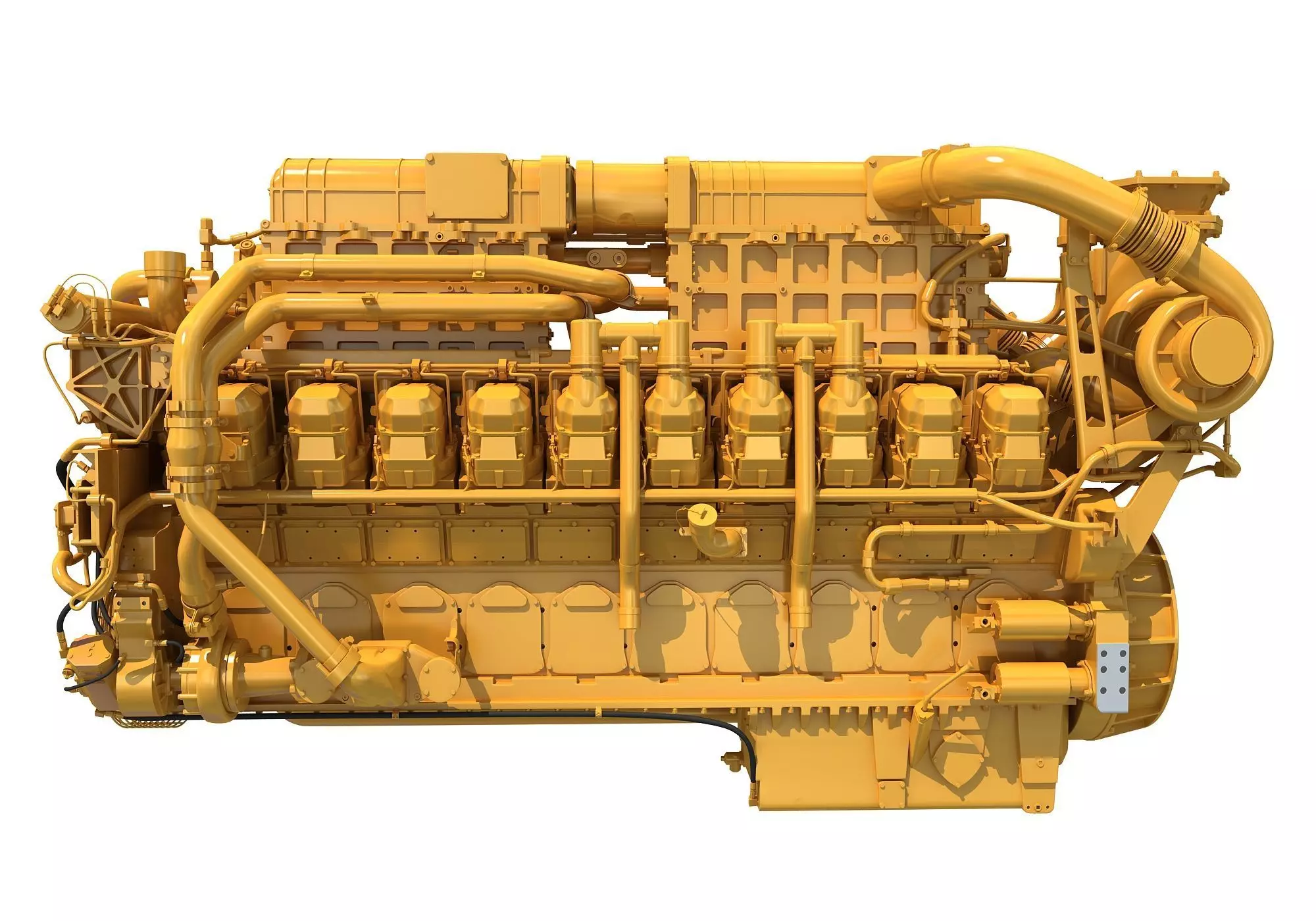 20 Cylinders Engine 3D model_0