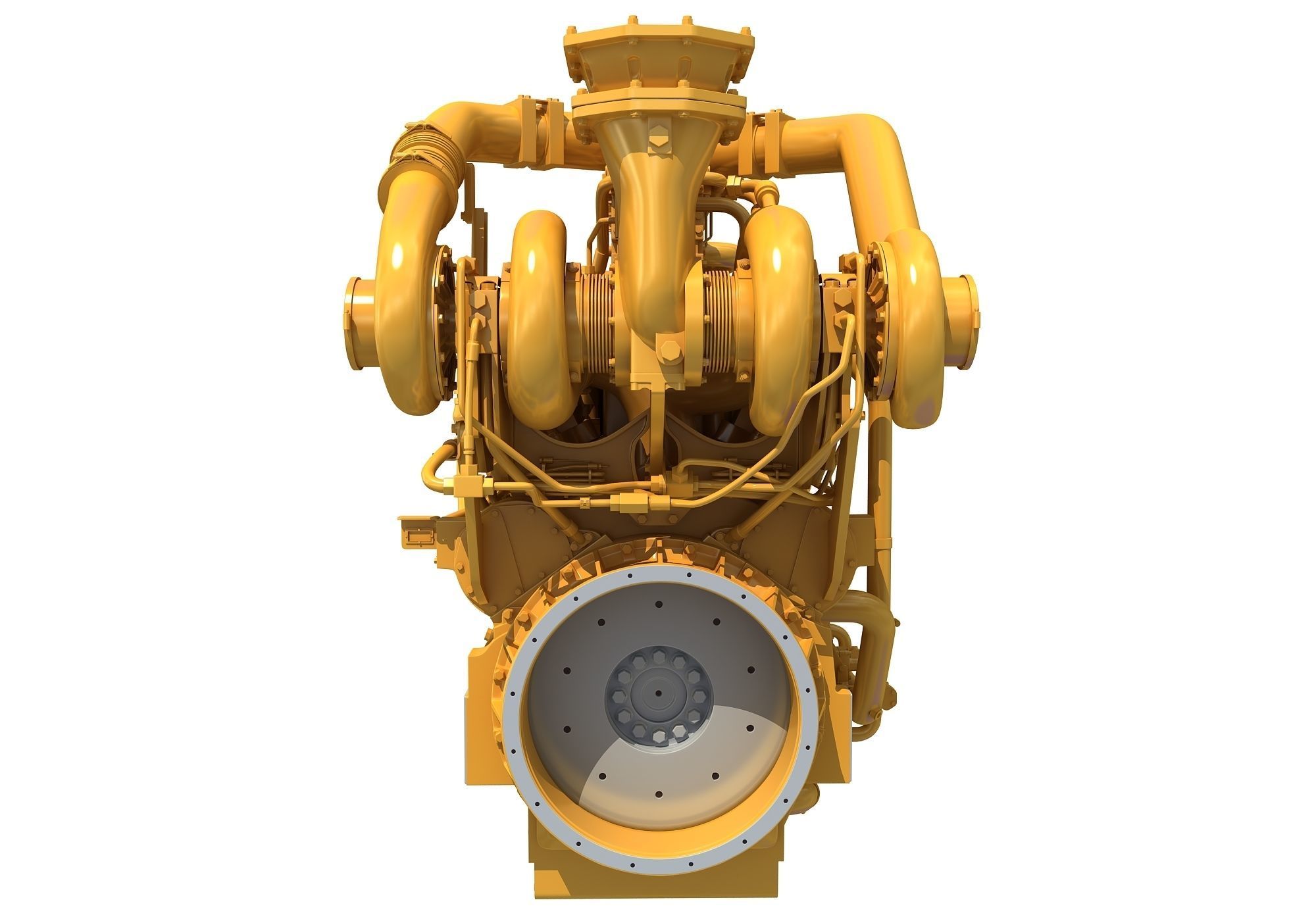 20 Cylinders Engine 3D model_3