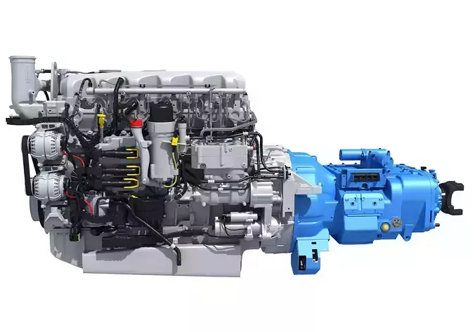 Powertrain Diesel Engine  3D model