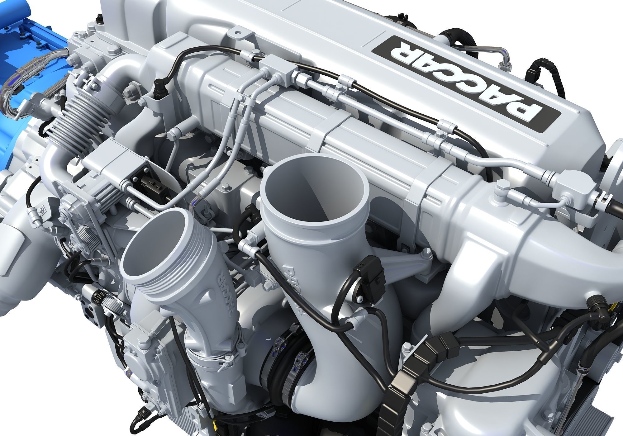 Powertrain Diesel Engine  3D model_15