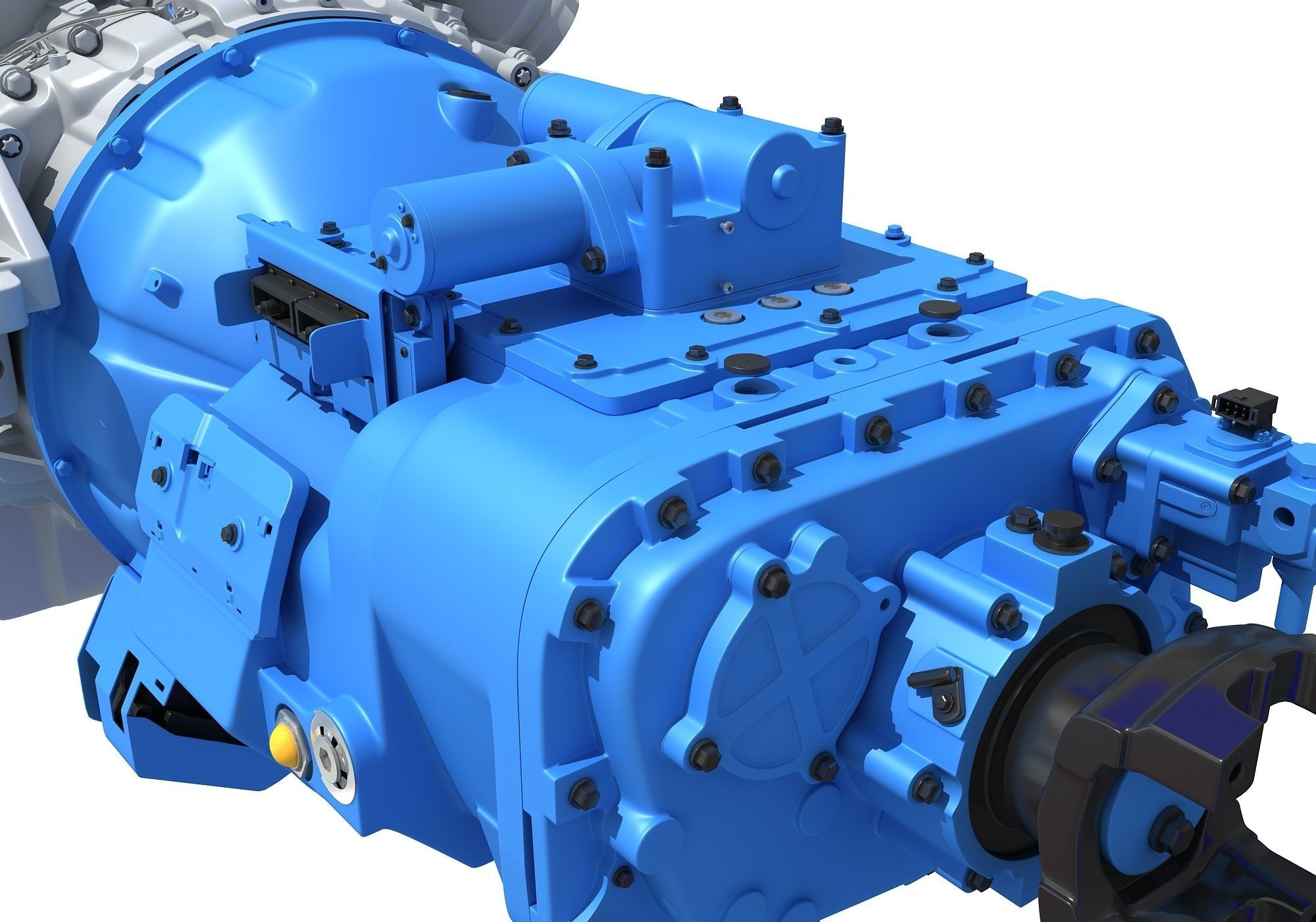 Powertrain Diesel Engine  3D model_17