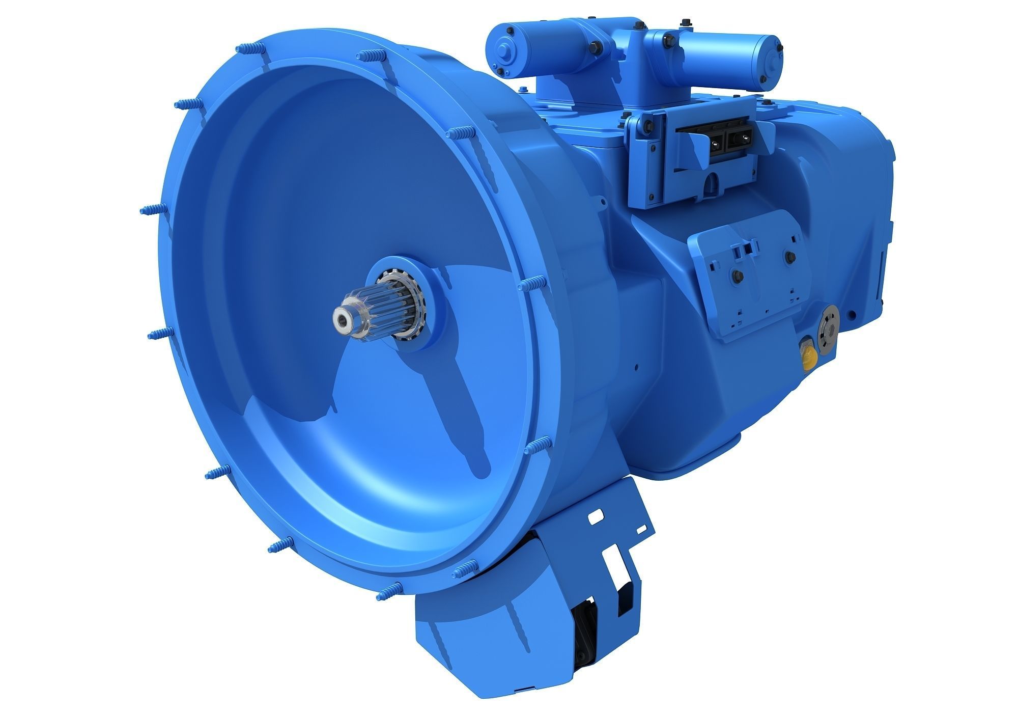 Powertrain Diesel Engine  3D model_12