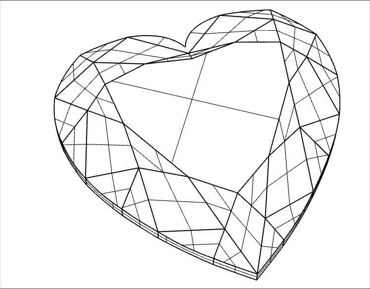 Sapphire Gem Stones pack Low-poly 3D models Low-poly 3D model_12