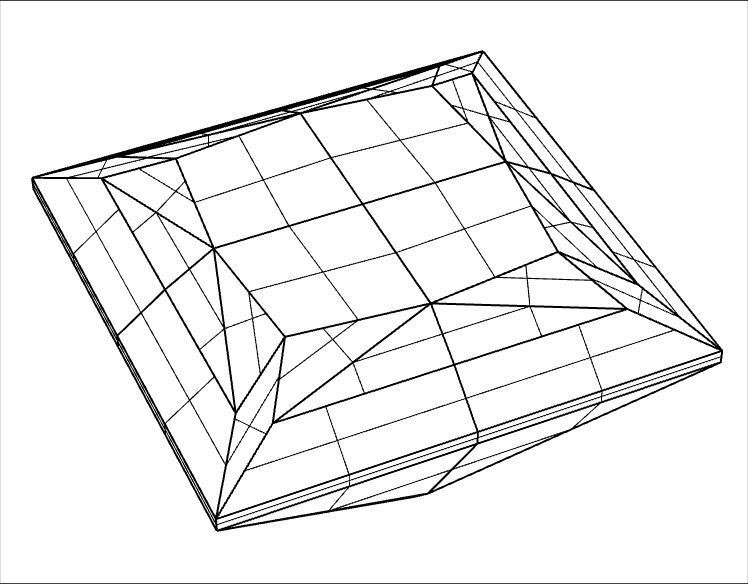 Sapphire Gem Stones pack Low-poly 3D models Low-poly 3D model_9