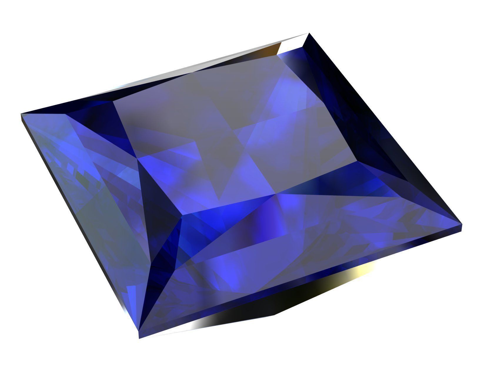 Sapphire Gem Stones pack Low-poly 3D models Low-poly 3D model_10