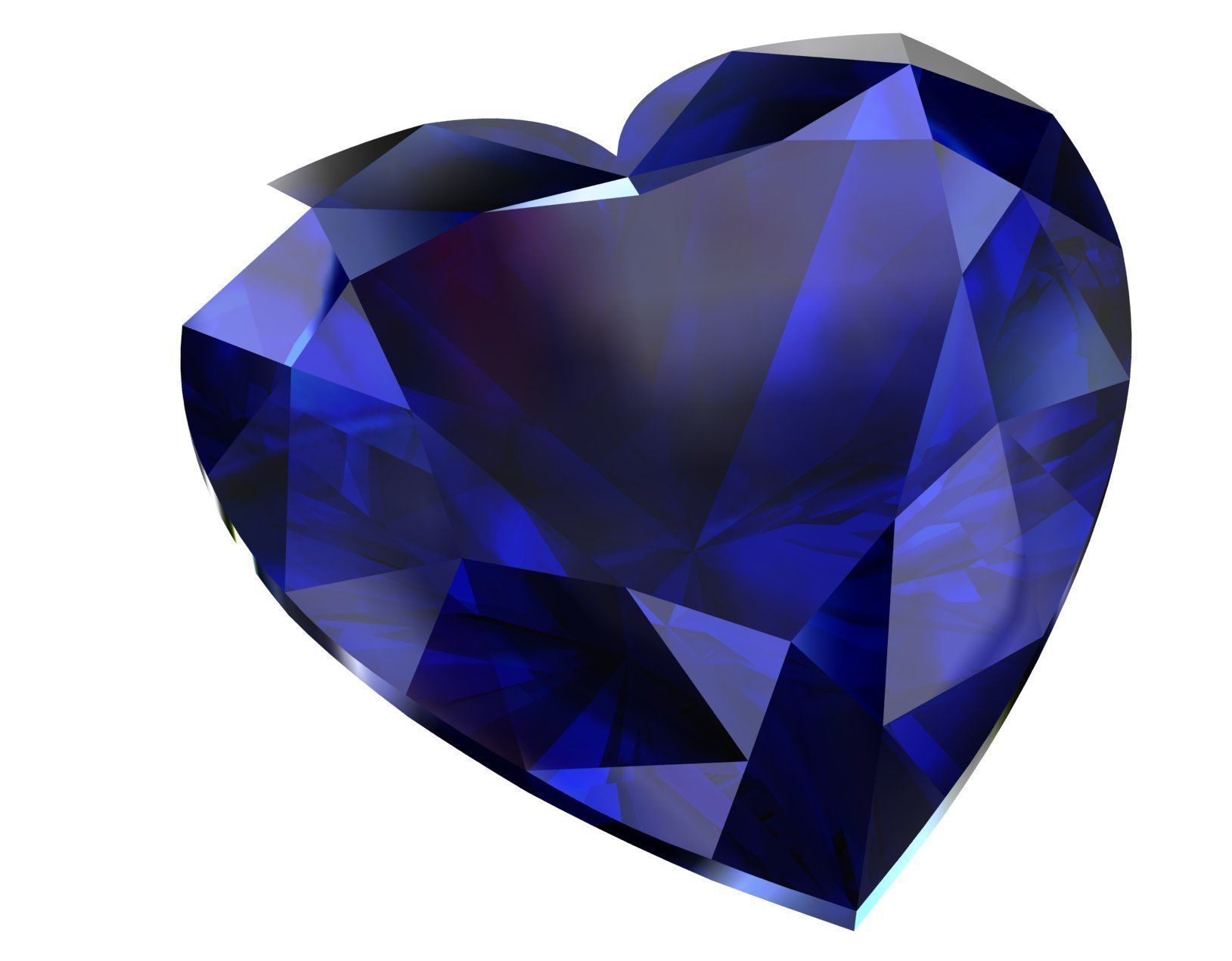 Sapphire Gem Stones pack Low-poly 3D models Low-poly 3D model_13