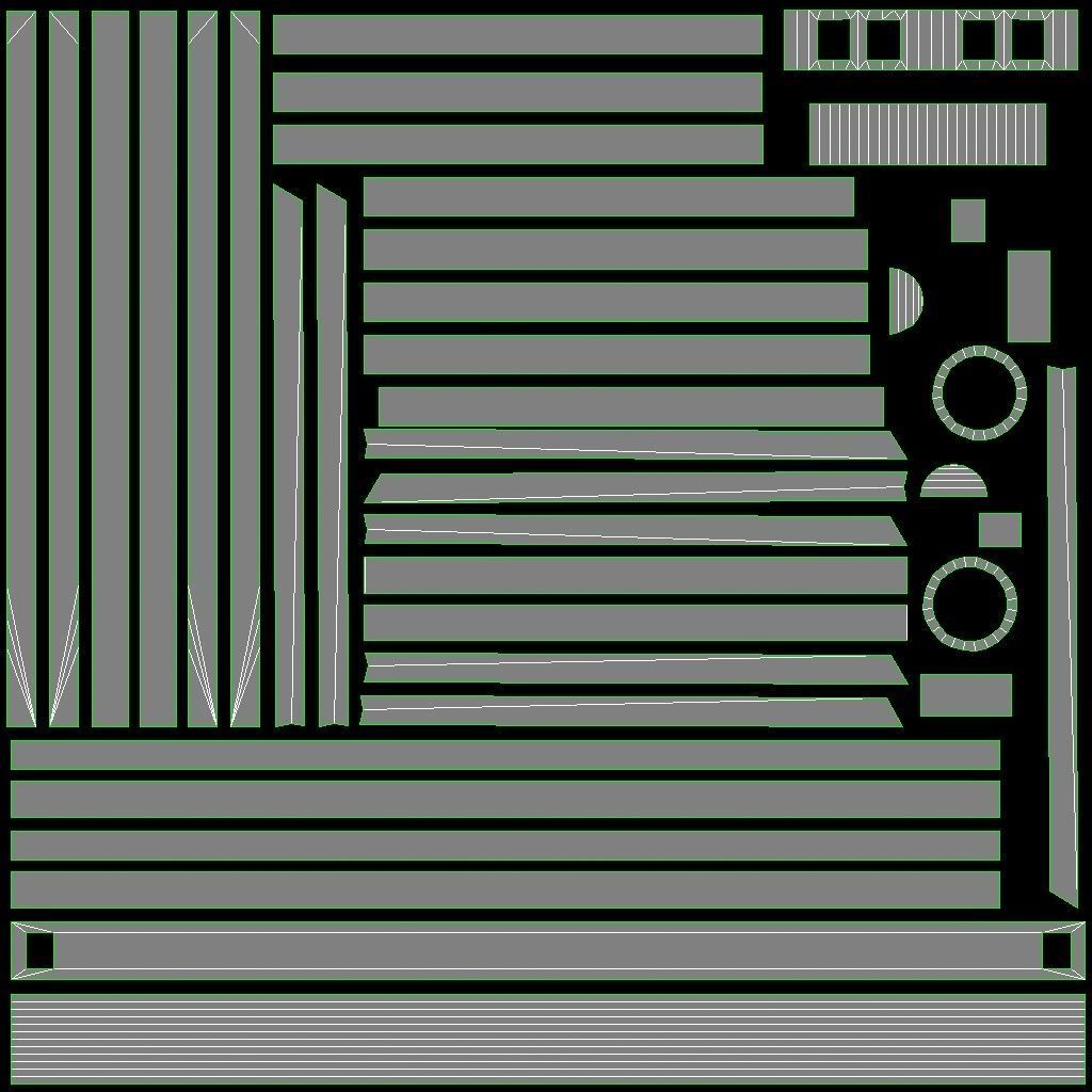 STREET BARRIER METAL - Game Ready-VR Low-poly 3D model_7