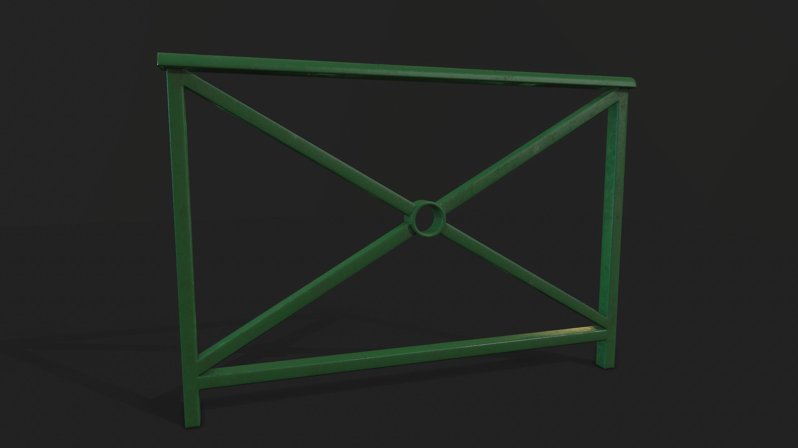 STREET BARRIER METAL - Game Ready-VR Low-poly 3D model_18