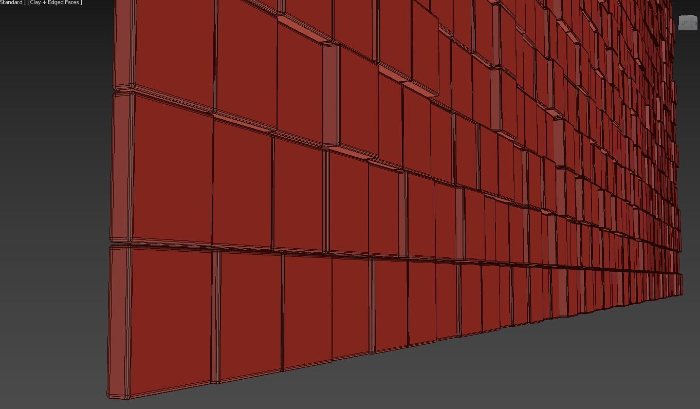 Wood decorative panel 02 3D model_3