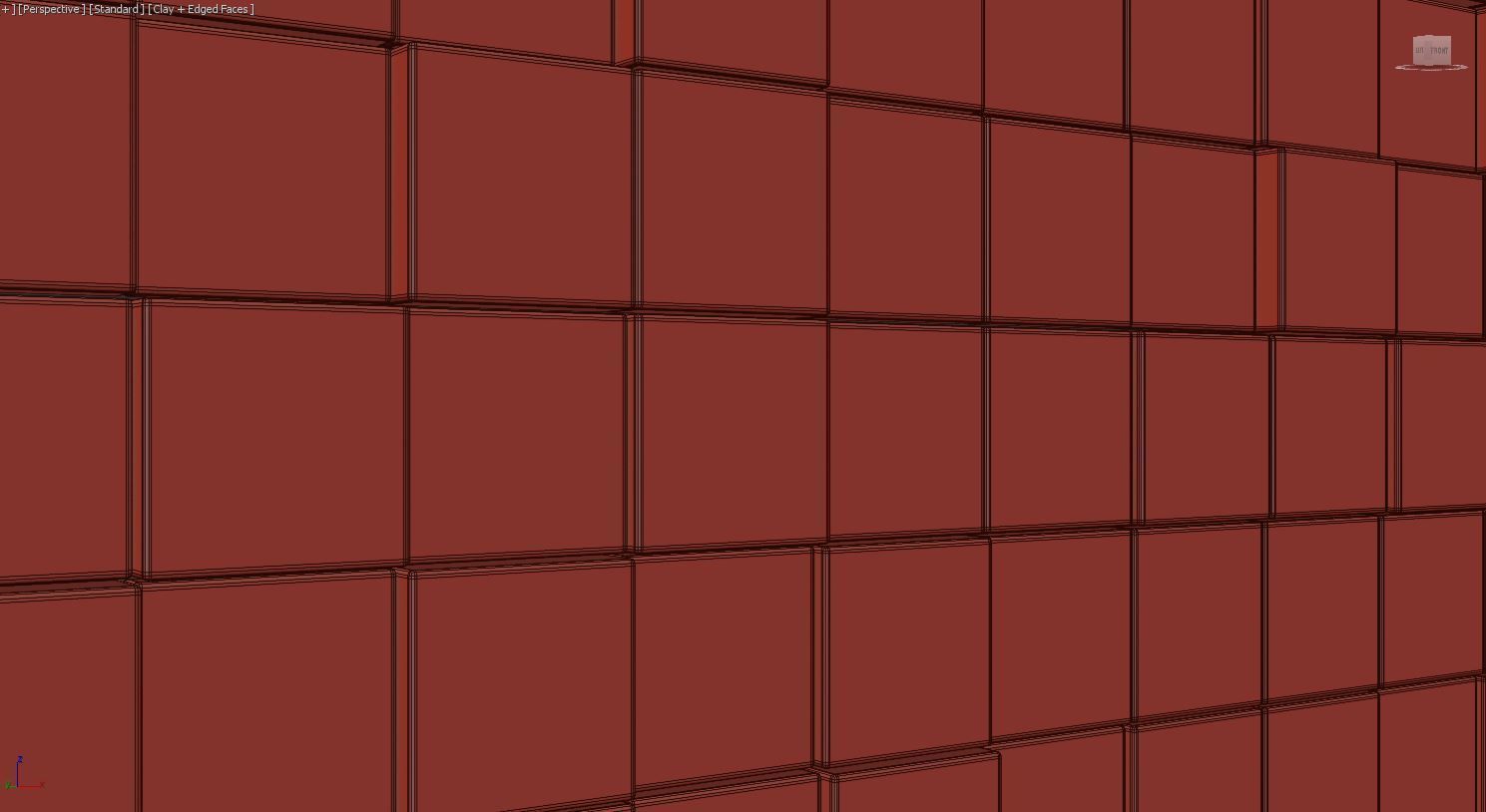 Wood decorative panel 02 3D model_6