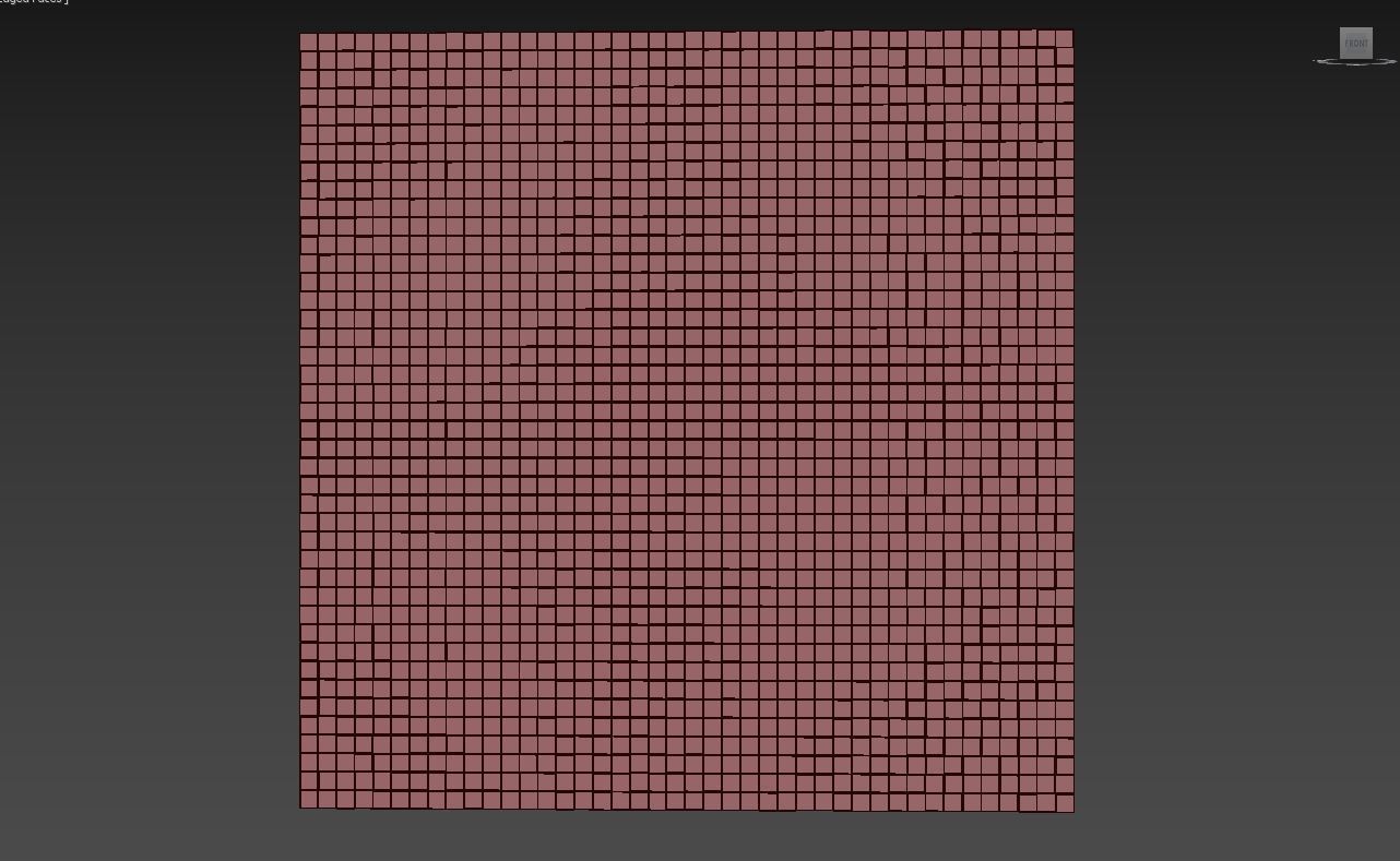 Wood decorative panel 02 3D model_5