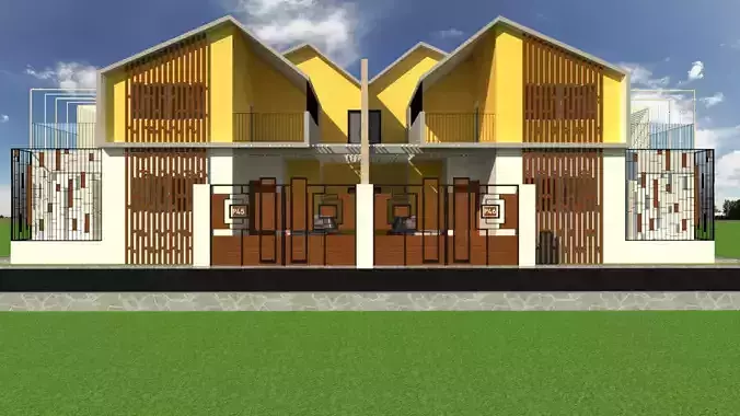 Rowhouse in 4000 SqFt Area