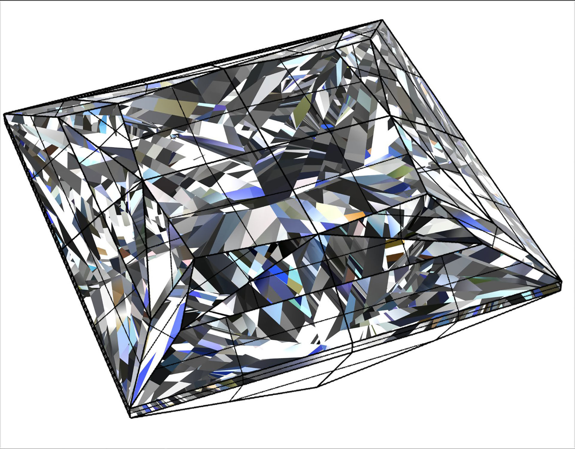 Diamond Gem Stones pack Low-poly 3D models Low-poly 3D model_8