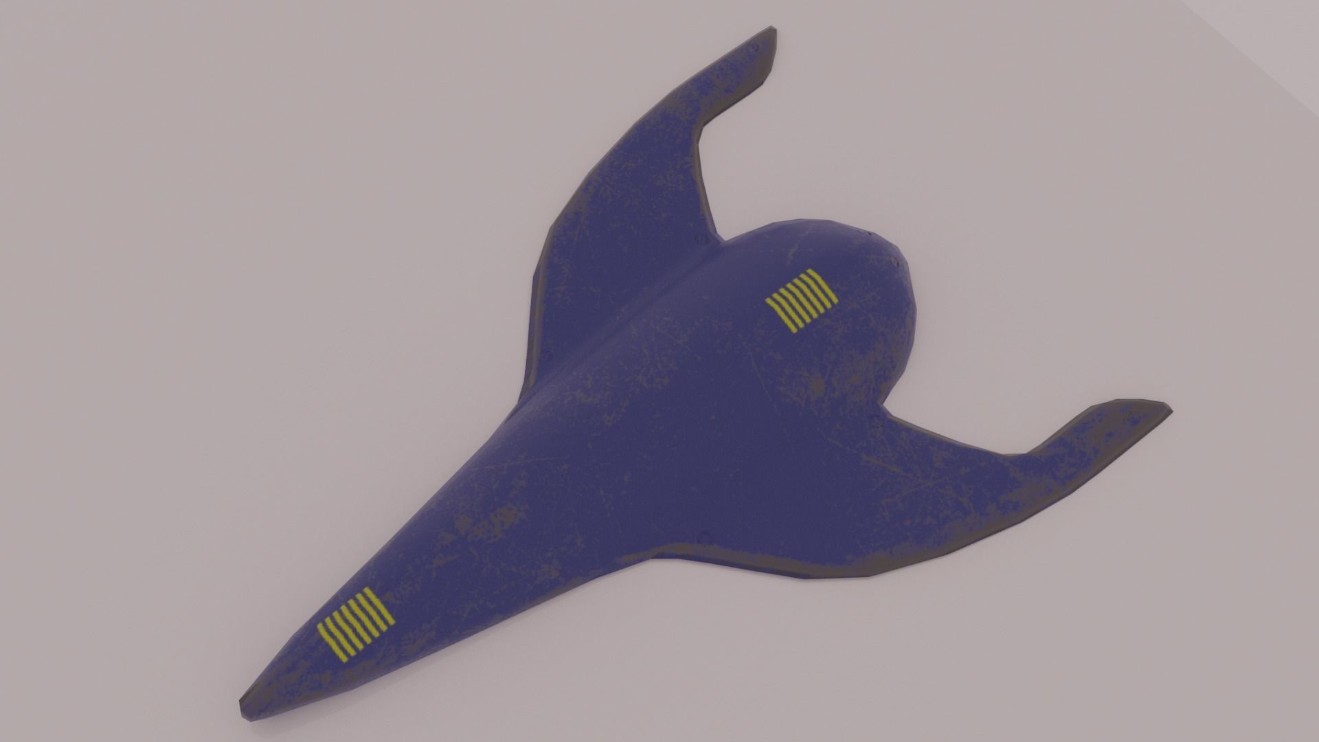 Old Y2J Spaceship 3D model_10