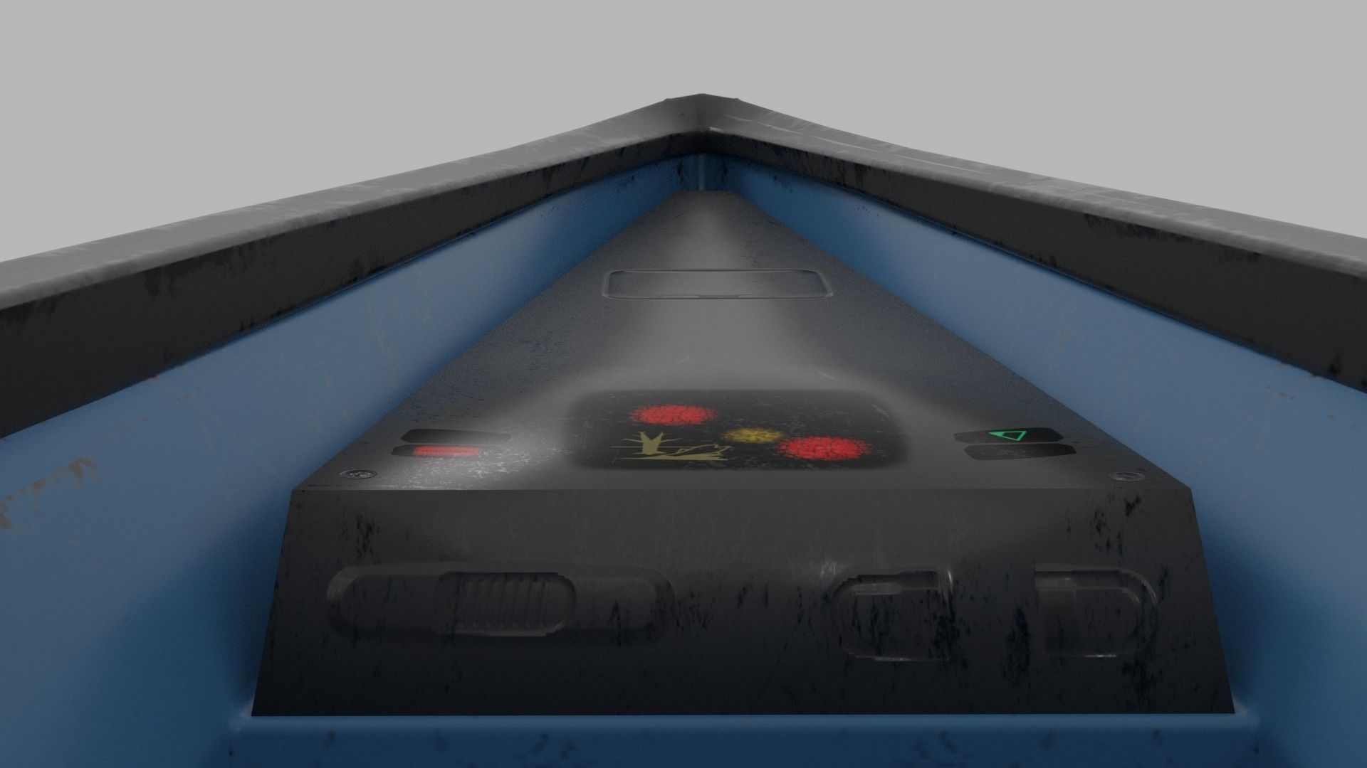 Old Y2J Spaceship 3D model_4