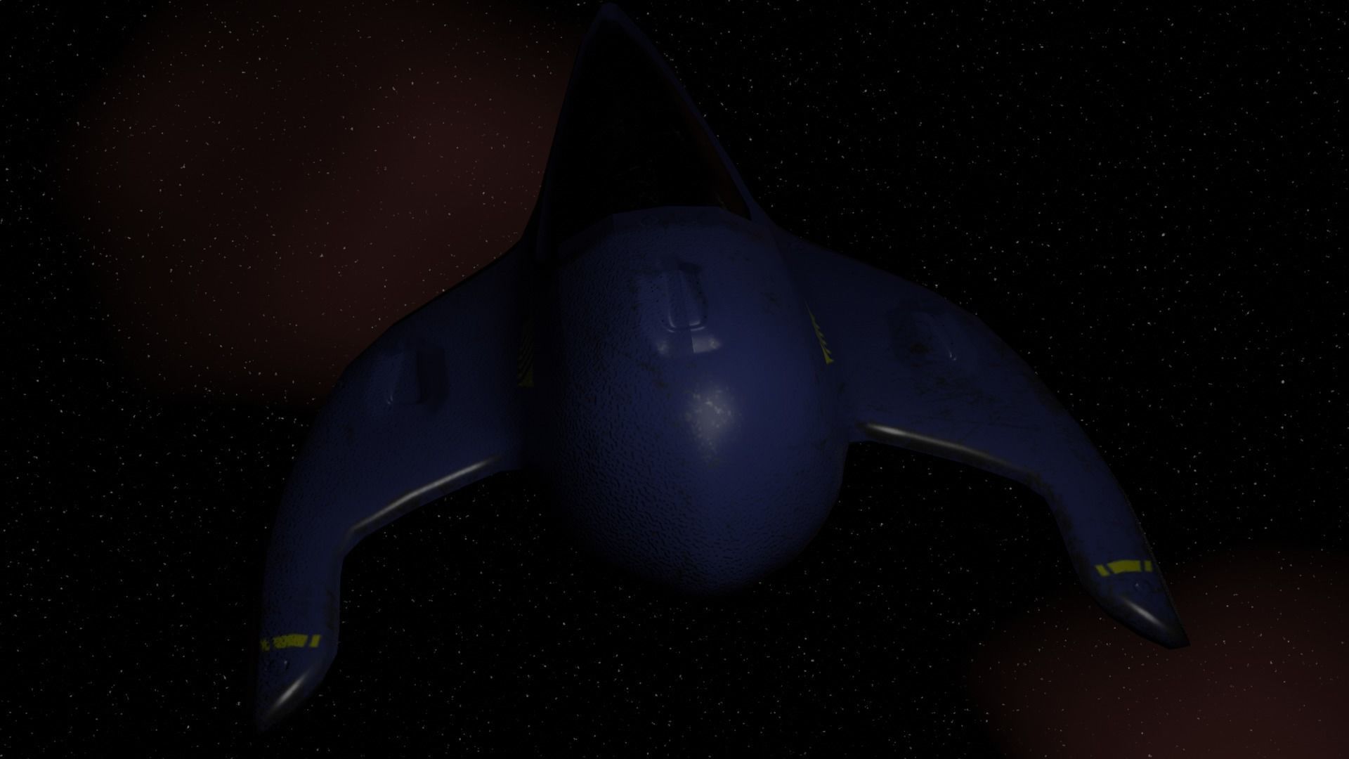 Old Y2J Spaceship 3D model_14