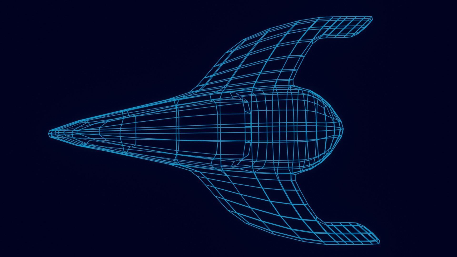 Old Y2J Spaceship 3D model_20