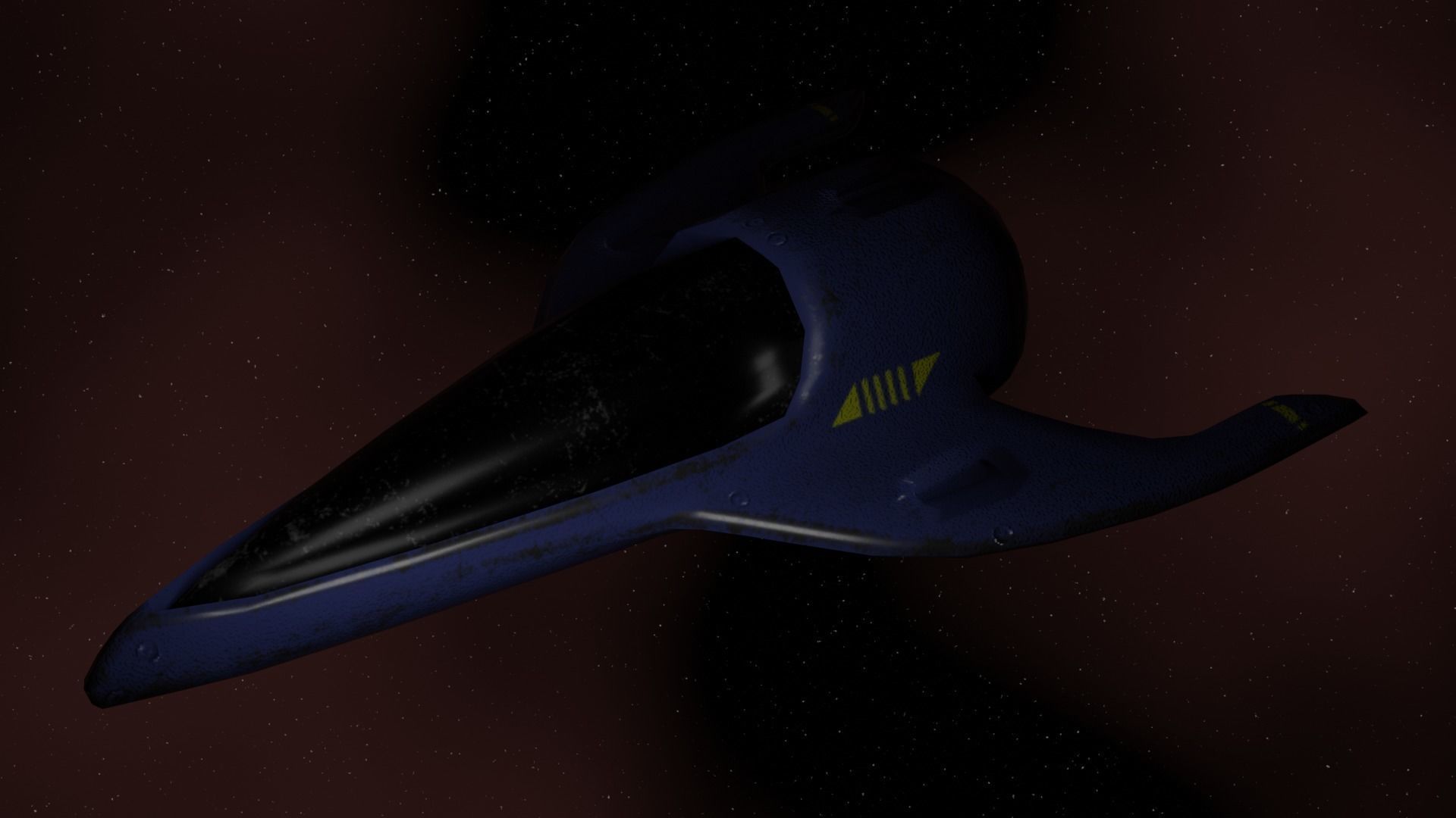 Old Y2J Spaceship 3D model_15