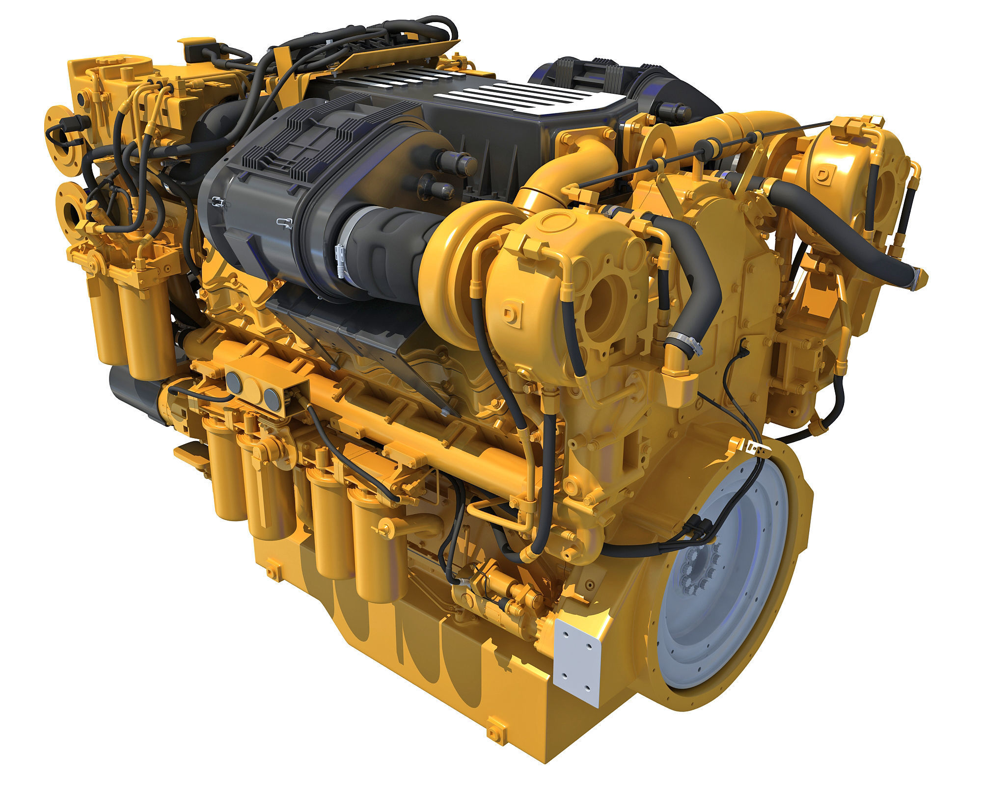 Boat Engine 3D model_2