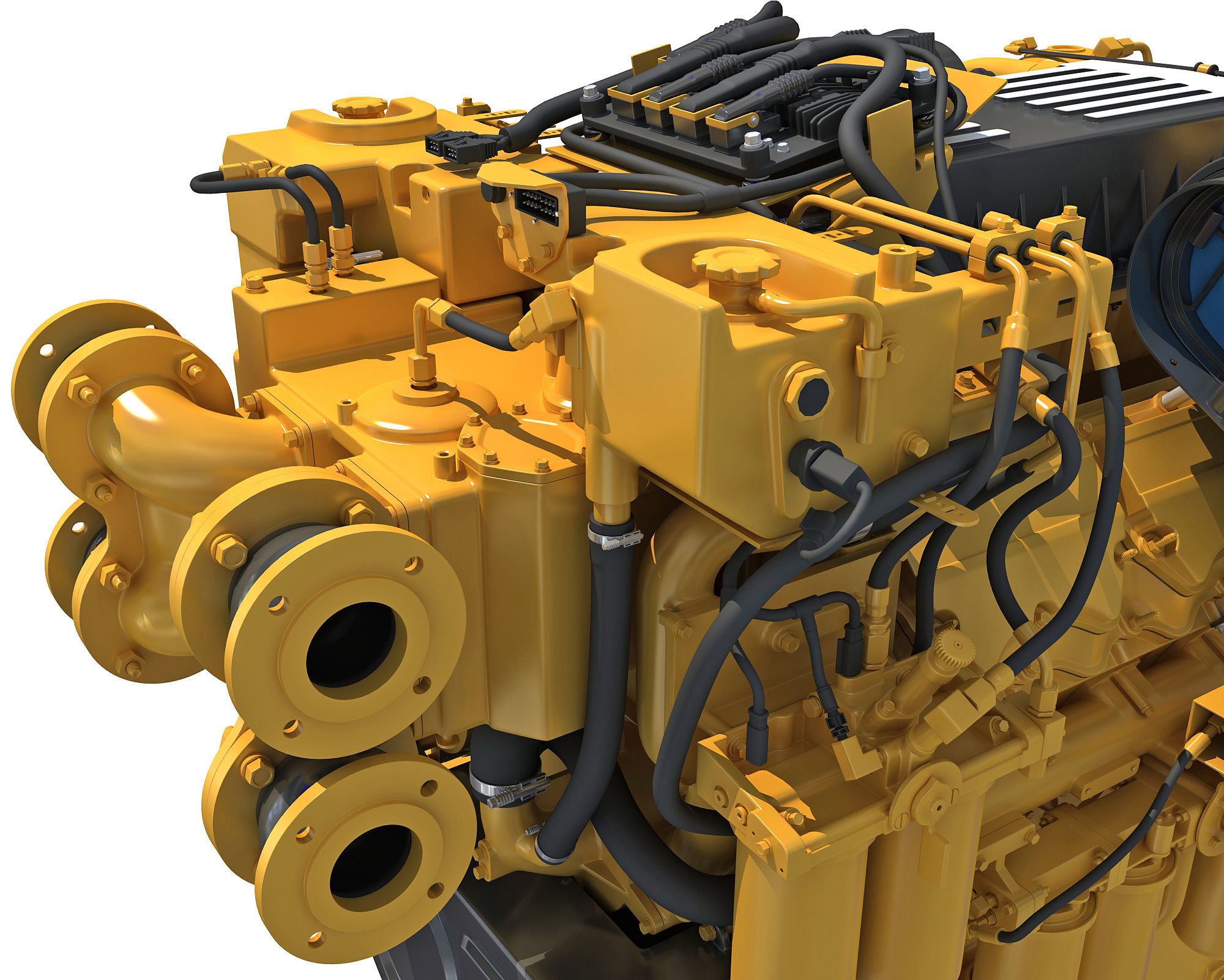 Boat Engine 3D model_10