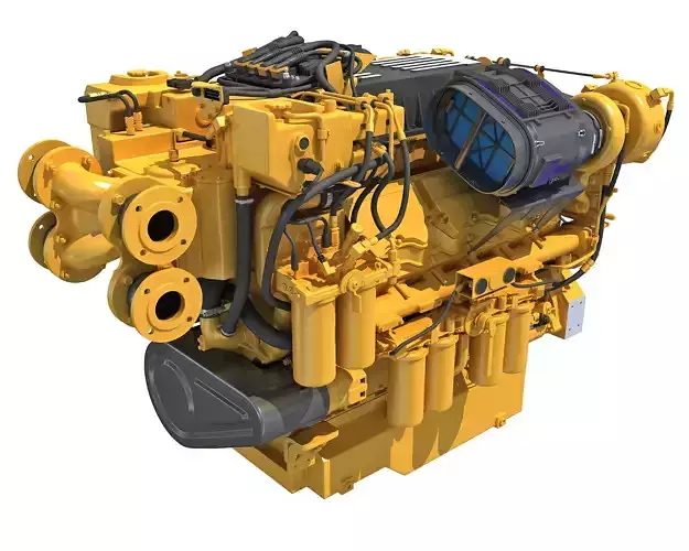 Boat Engine 3D model