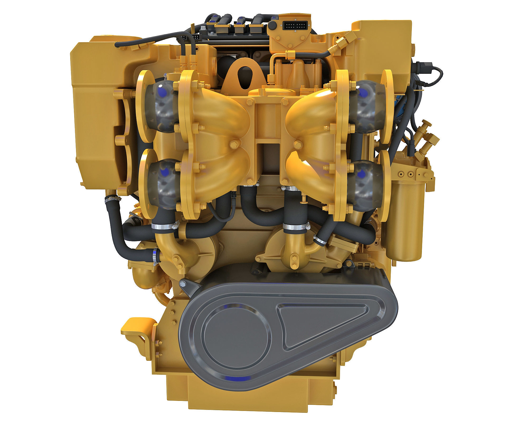 Boat Engine 3D model_6