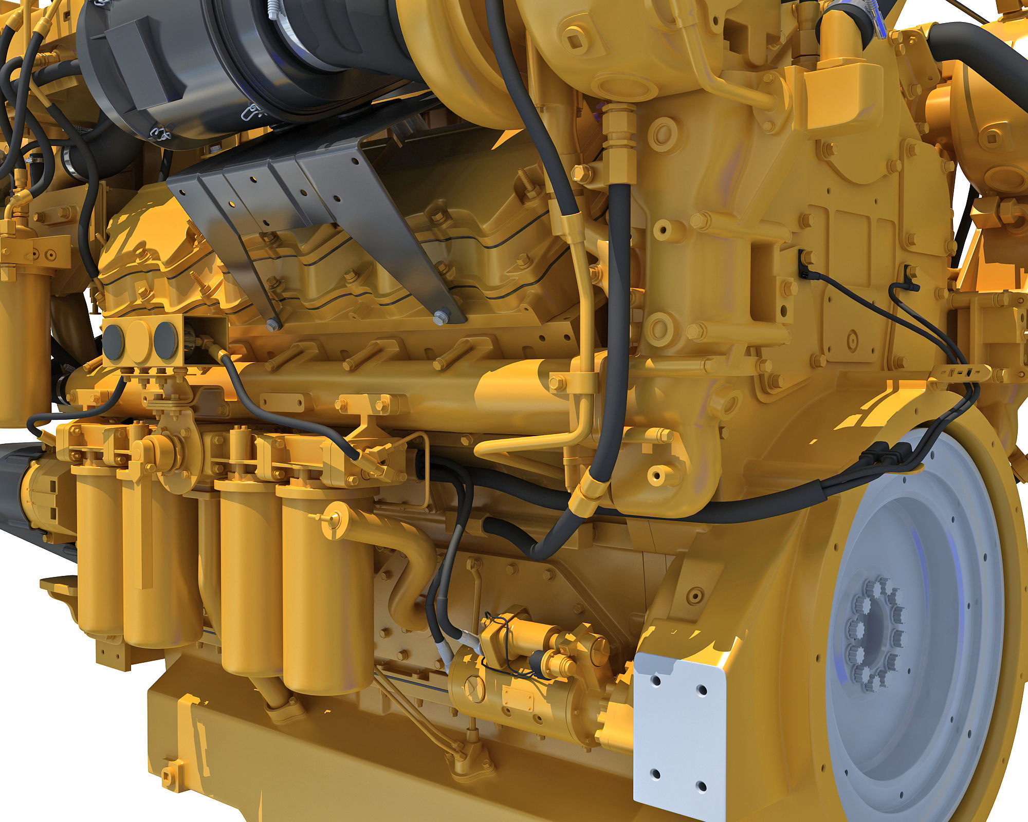 Boat Engine 3D model_11