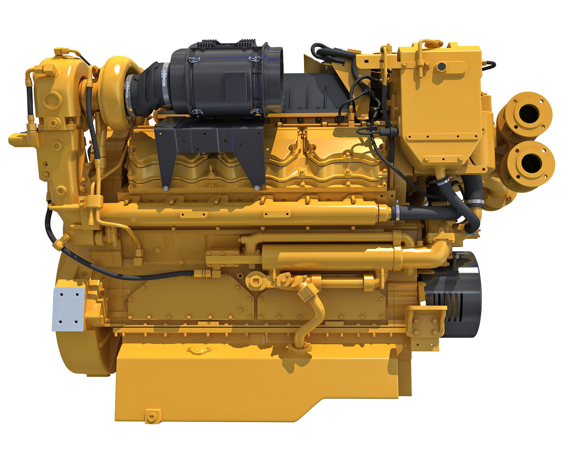 Boat Engine 3D model_13