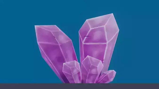 Low Poly Cristals crystals