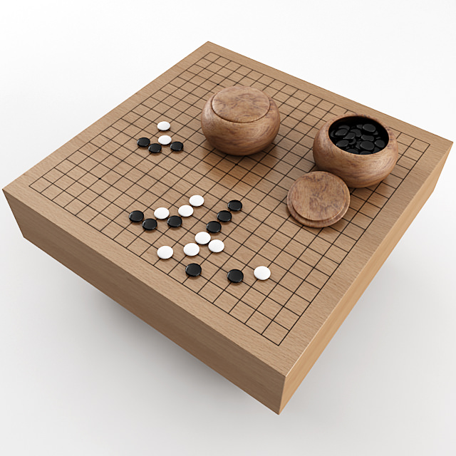 Go Game 3D model_5