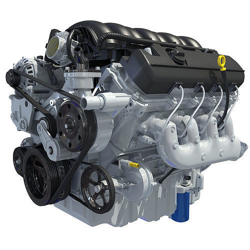 V8 Car Engine 2020 3D model