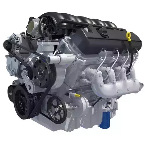 V8 Car Engine 2020 3D model