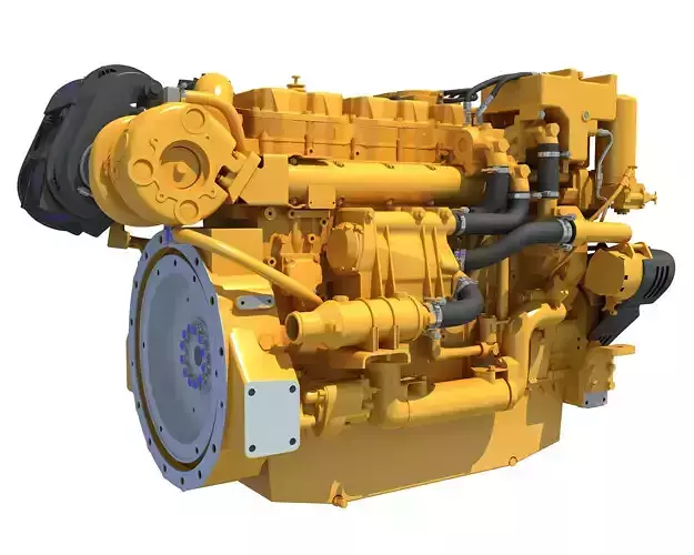 Industrial Diesel Engine 3D model