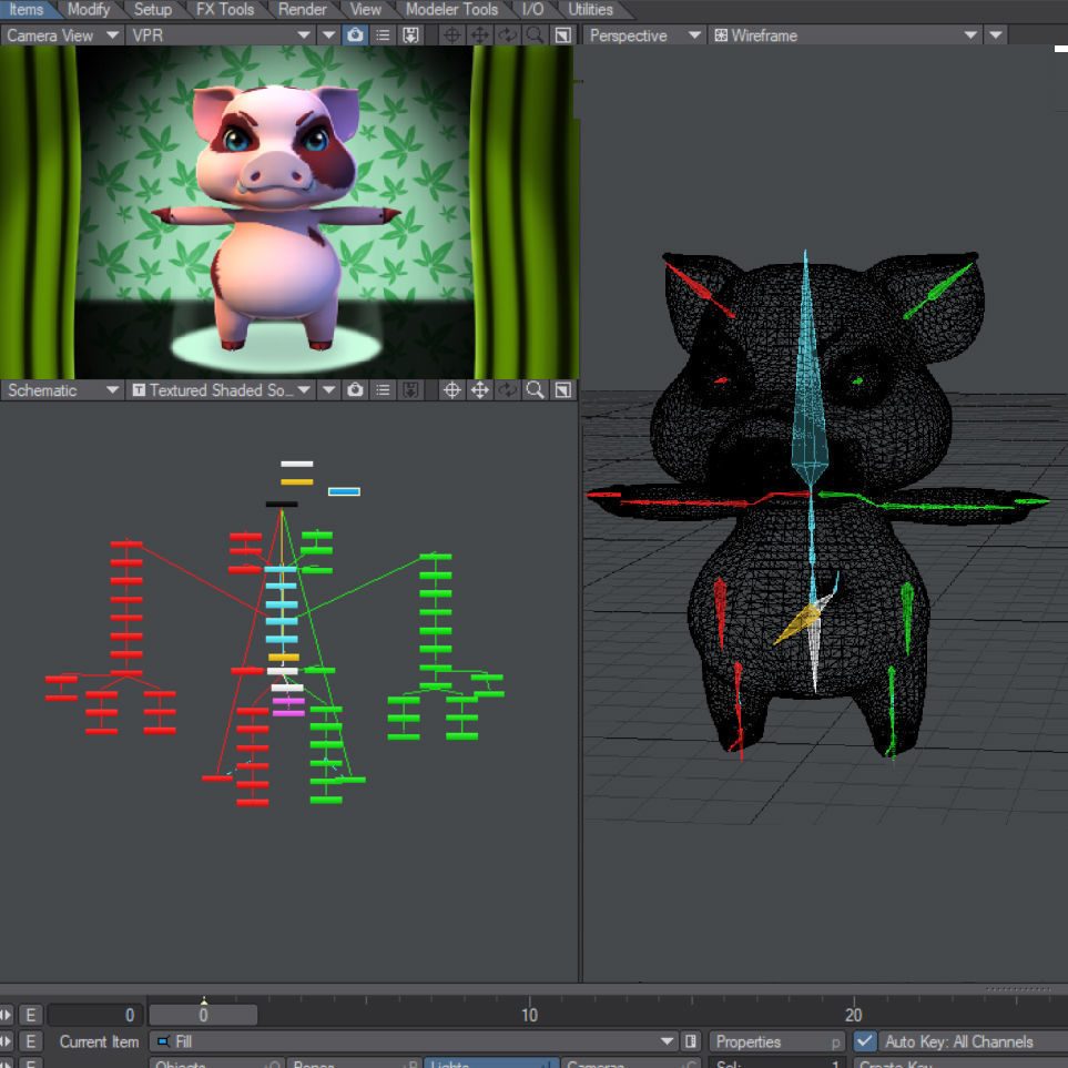 Thicker Pig 3D model_8