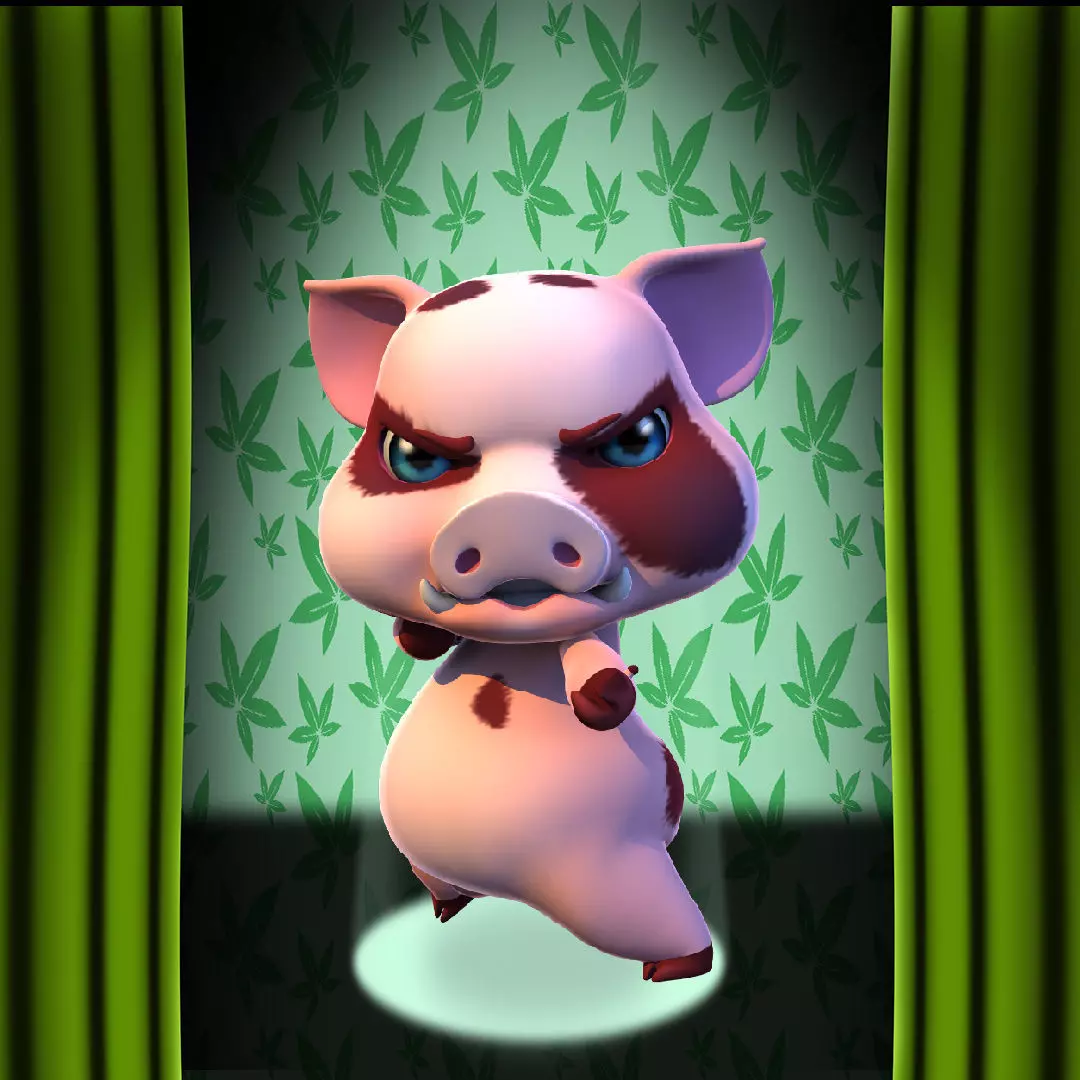 Thicker Pig 3D model_0