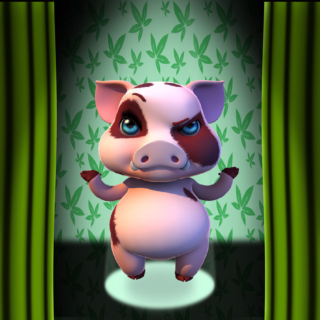 Thicker Pig 3D model_2