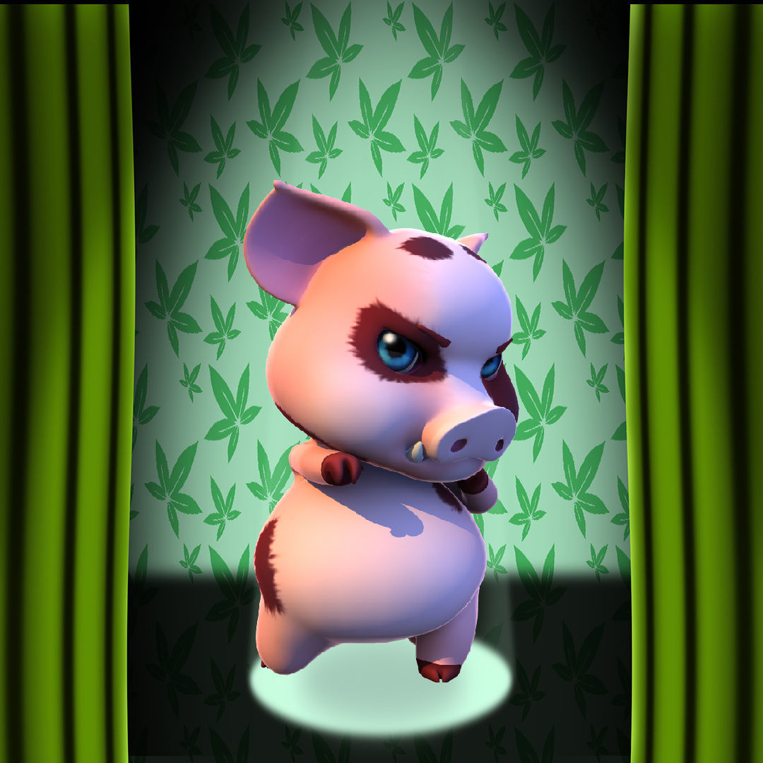 Thicker Pig 3D model_3