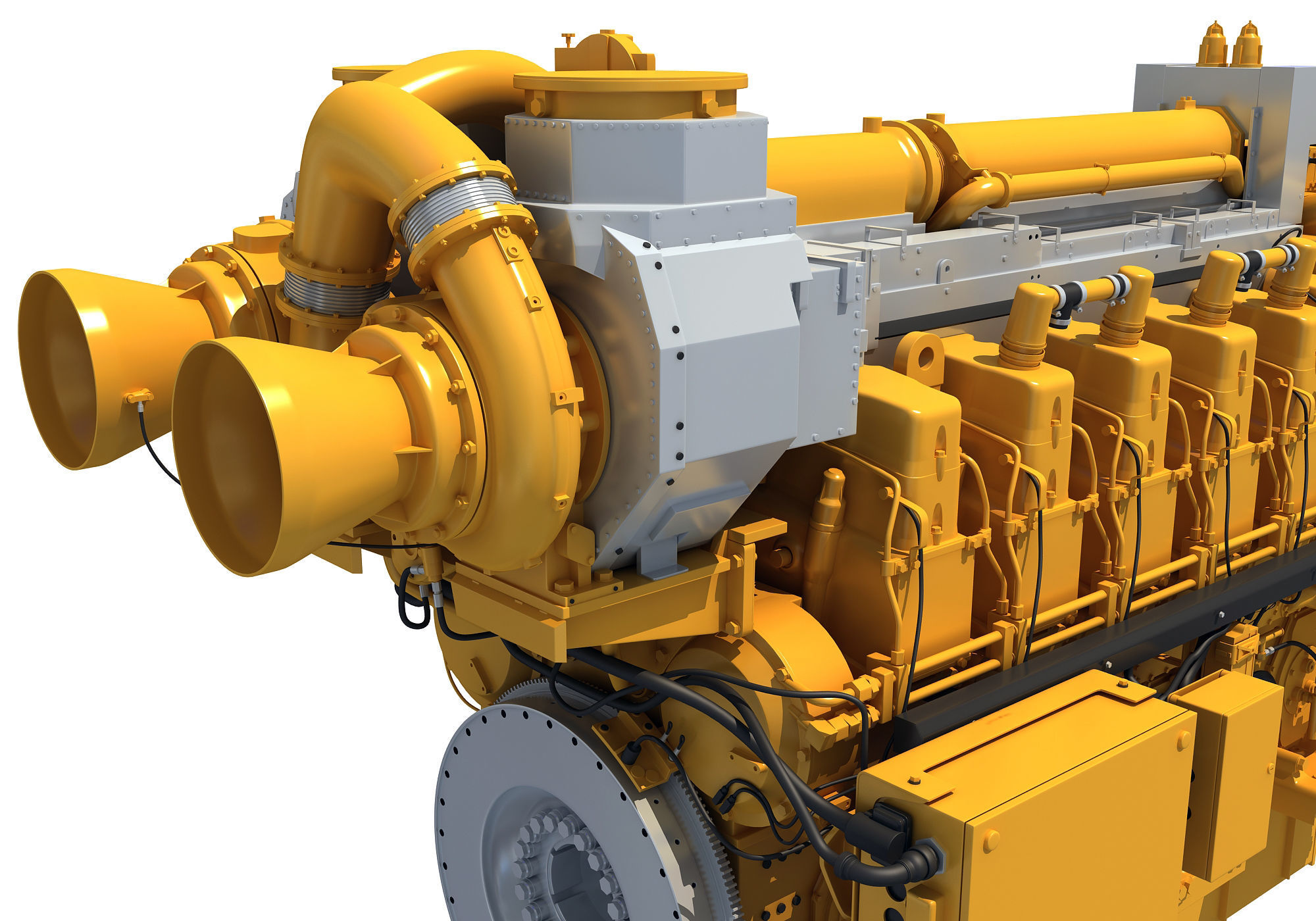 Ship Engine 3D model_10