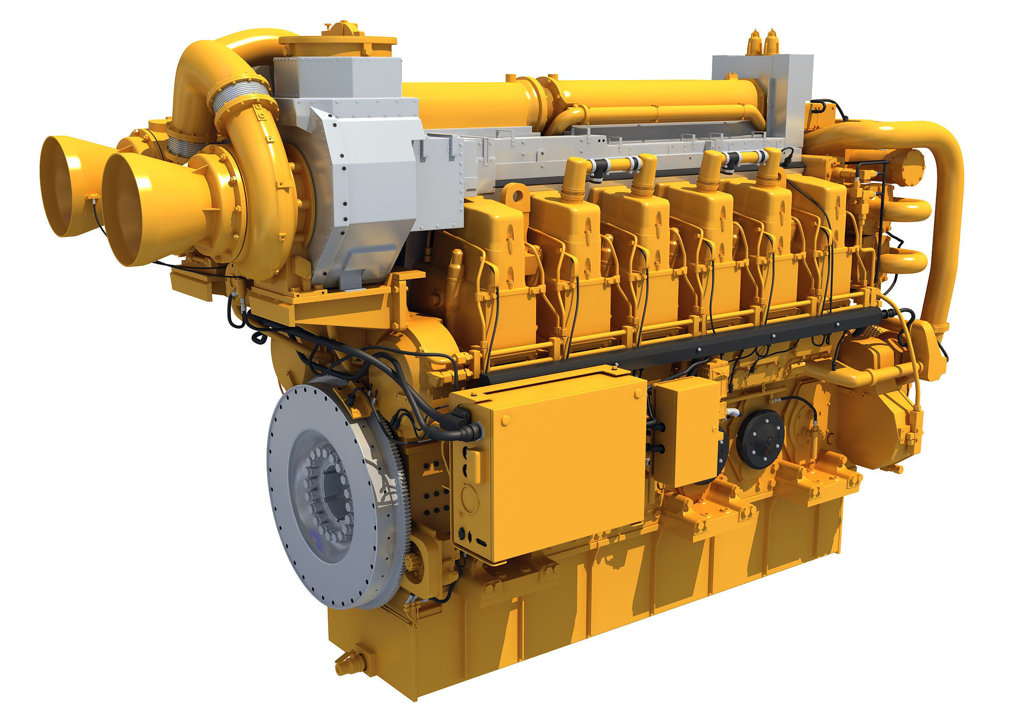 Ship Engine 3D model_1