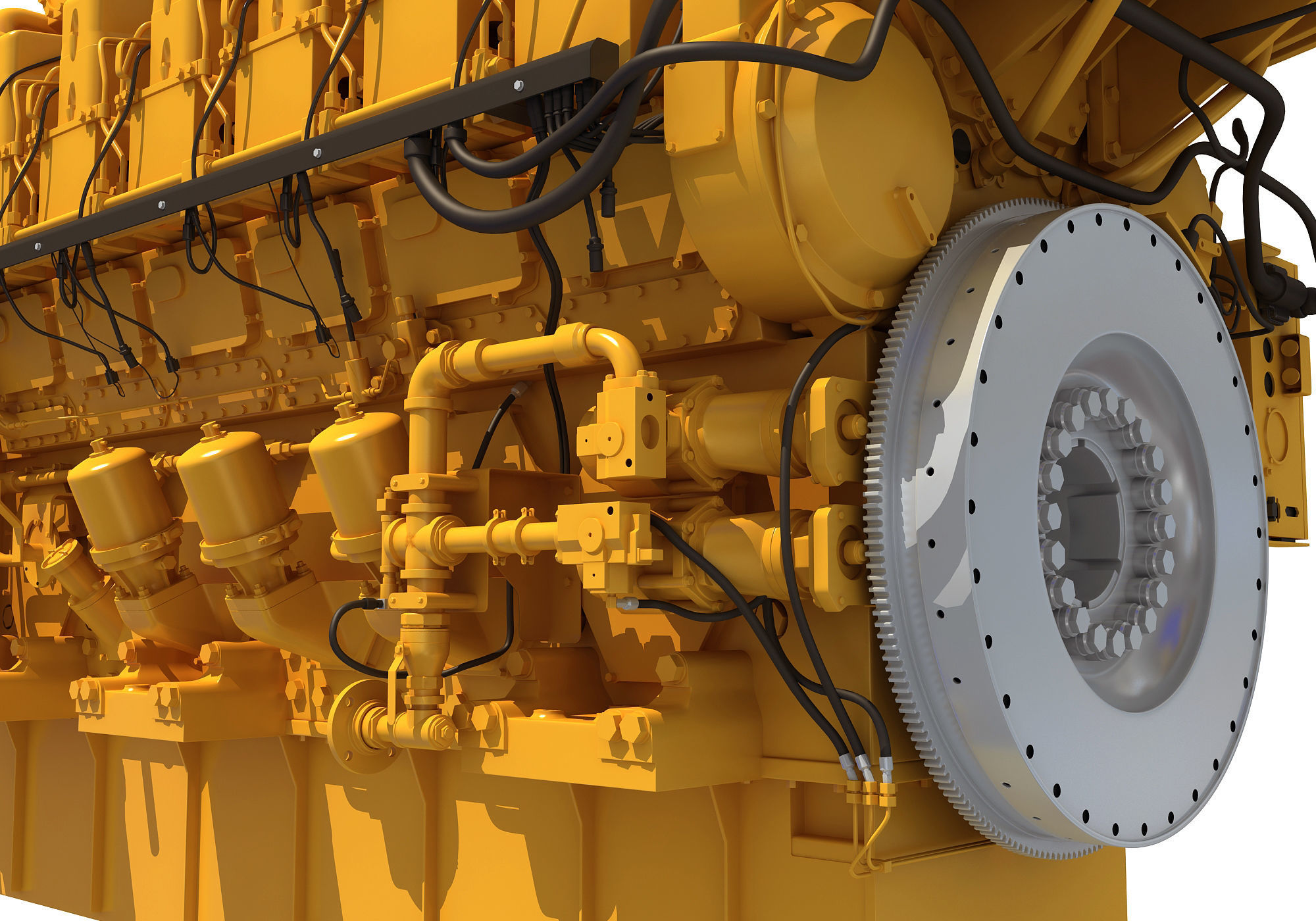 Ship Engine 3D model_13