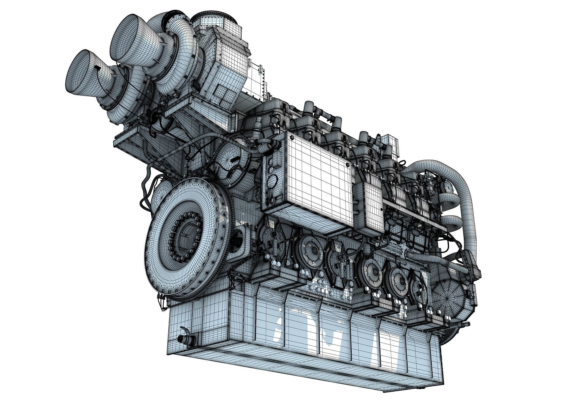 Ship Engine 3D model_20