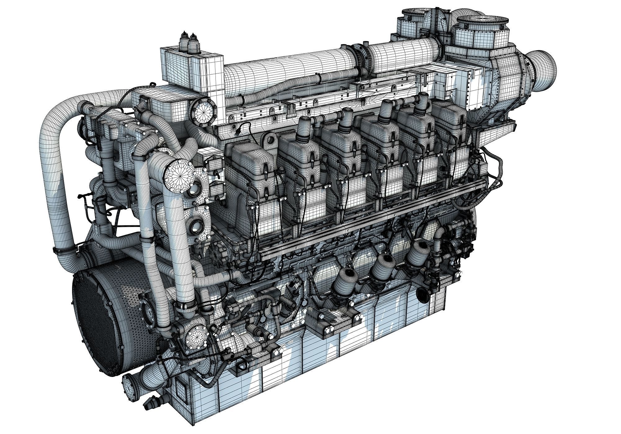 Ship Engine 3D model_17