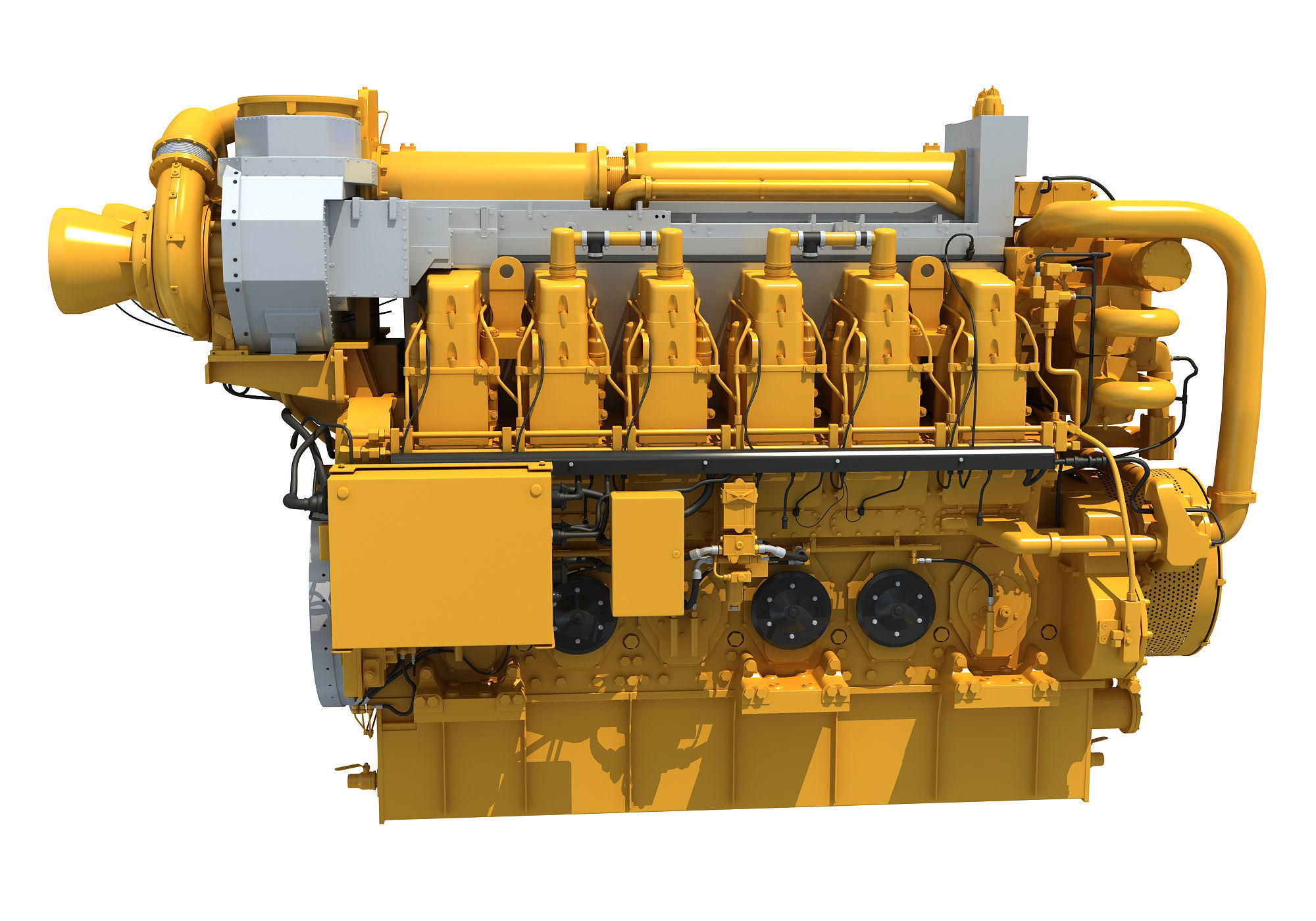 Ship Engine 3D model_2
