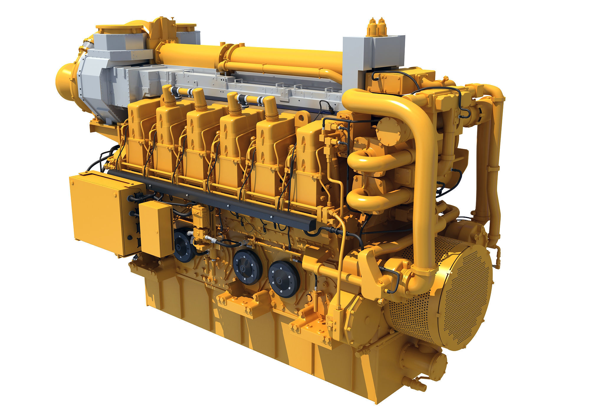Ship Engine 3D model_3
