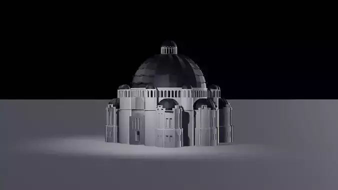 Church - Orthodox - styled and game-ready