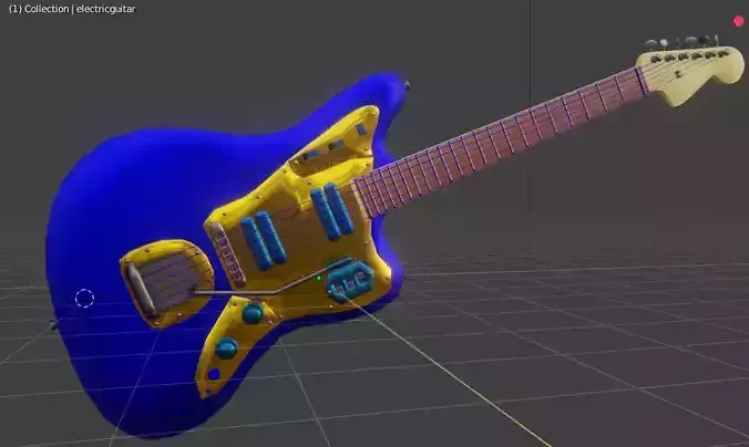 Jaguar Style Body Electric Guitar